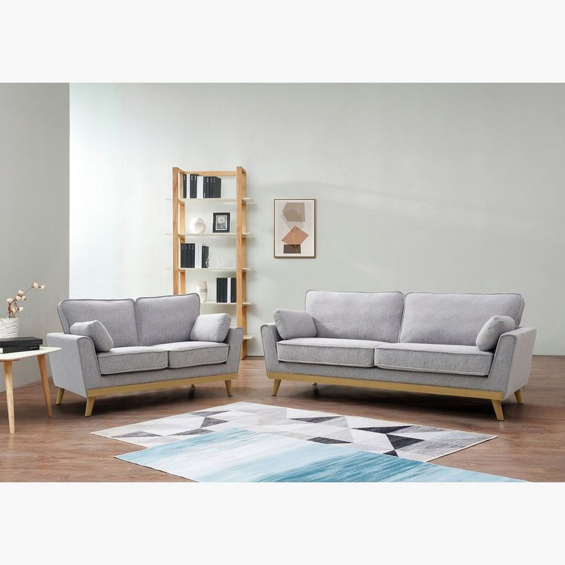 Sweden 3-Seater Sofa with 2 Cushions - Image 10