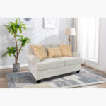 Cambridge 2-Seater Sofa with 3 Throw Cushions