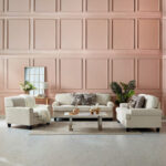 Cambridge 2-Seater Sofa with 3 Throw Cushions