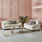 Cambridge 2-Seater Sofa with 3 Throw Cushions
