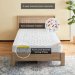 SleepEase iMagna Lux High Resilience Foam Bonnell Spring Single Mattress - 90x200x22 cm
