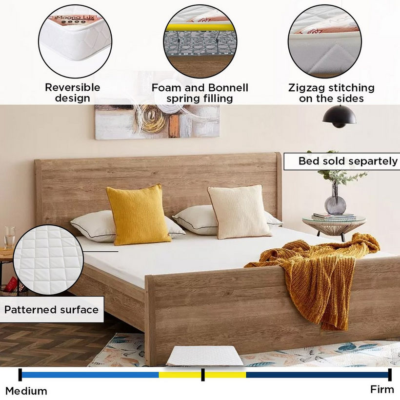 SleepEase iMagna Lux High Resilience Foam Bonnell Spring Queen Mattress - 140x200x22 cm - Image 7