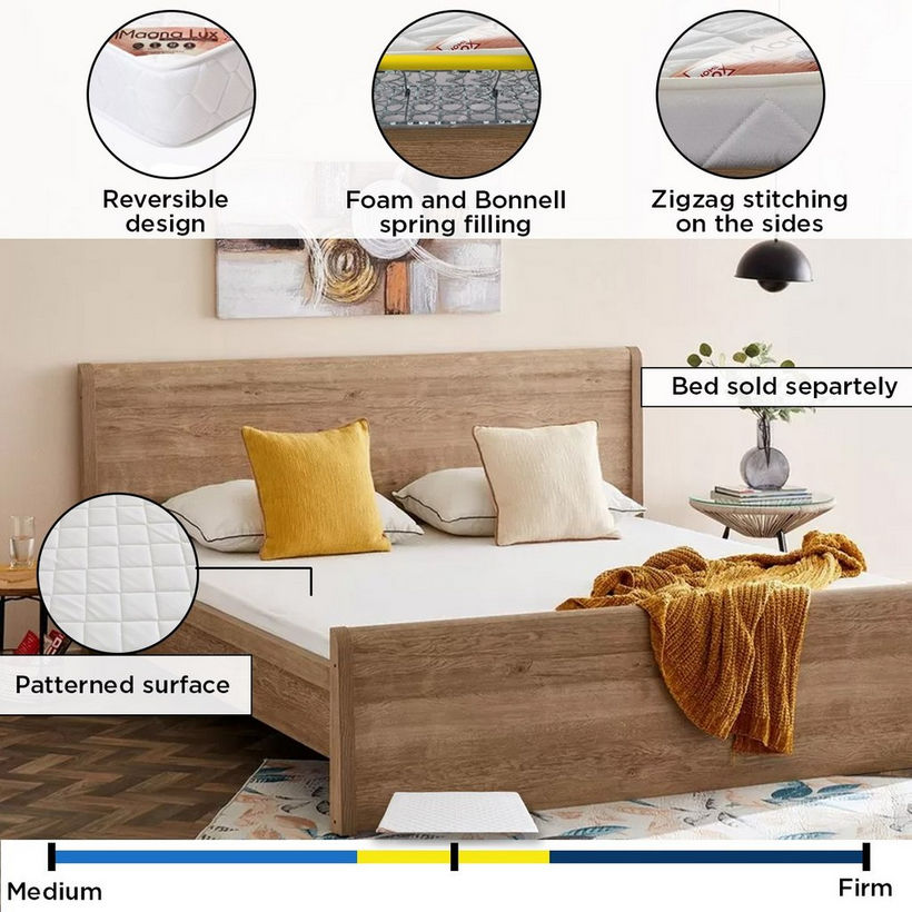 SleepEase iMagna Lux High Resilience Foam Bonnell Spring Queen Mattress - 160x200x22 cm - Image 7