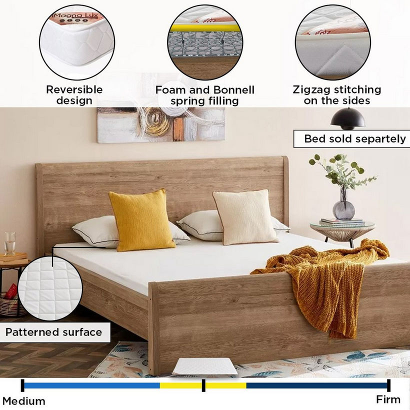 SleepEase iMagna Lux High Resilience Foam Bonnell Spring Super King Mattress - 200x200x22 cm - Image 7