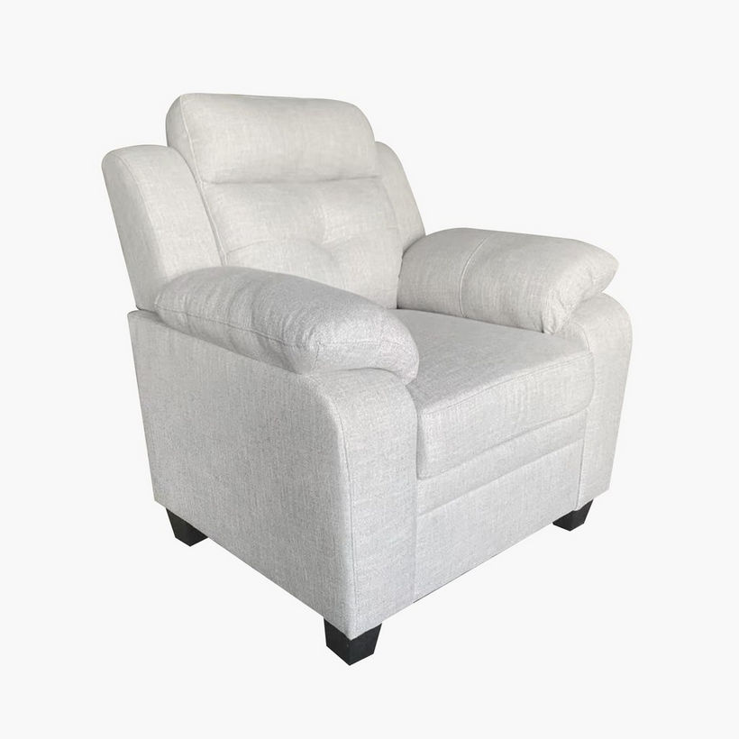 Atlanta 1-Seater Fabric Sofa - Image 4