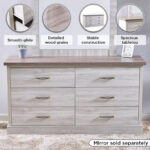 Angelic 6-Drawer Master Dresser without Mirror