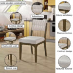 Mocha 6-Seater Dining Set with Bench