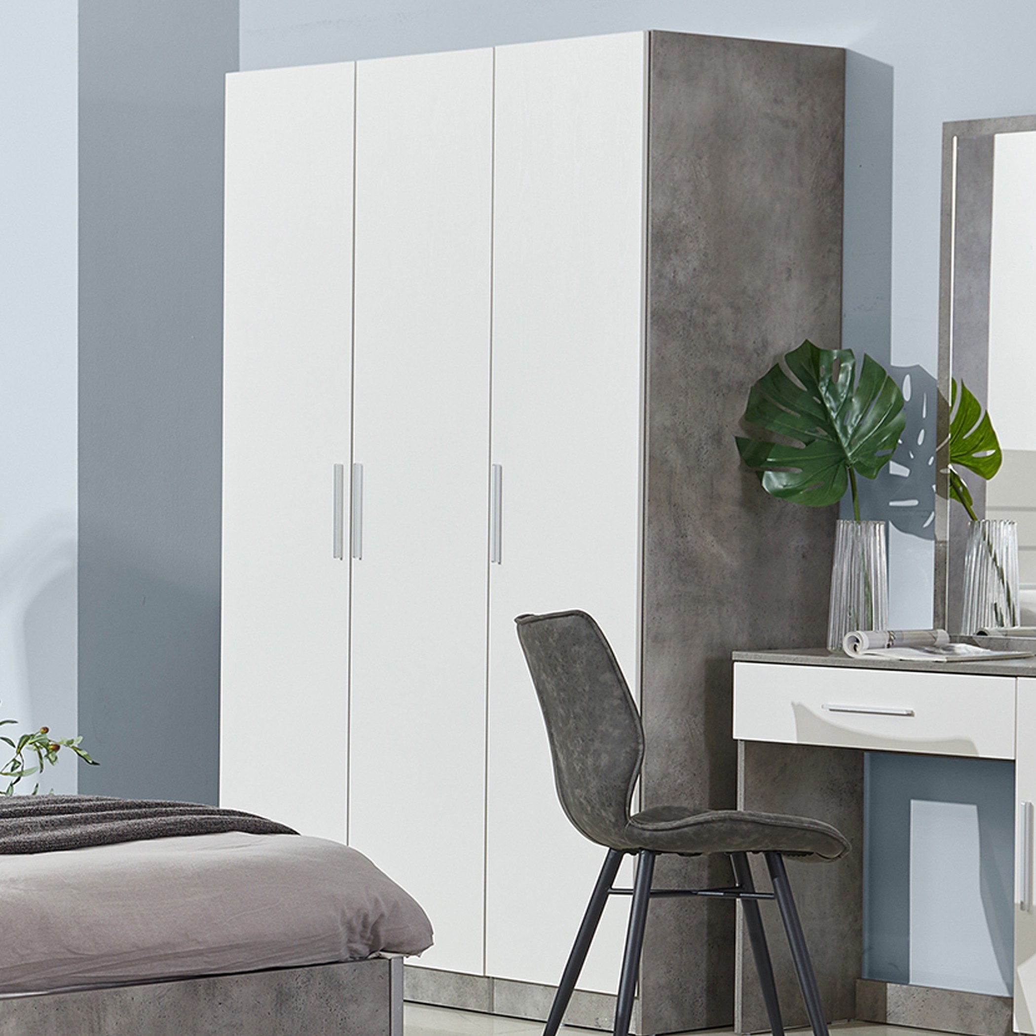 Patara 3-Door Wardrobe