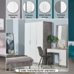 Patara 3-Door Wardrobe