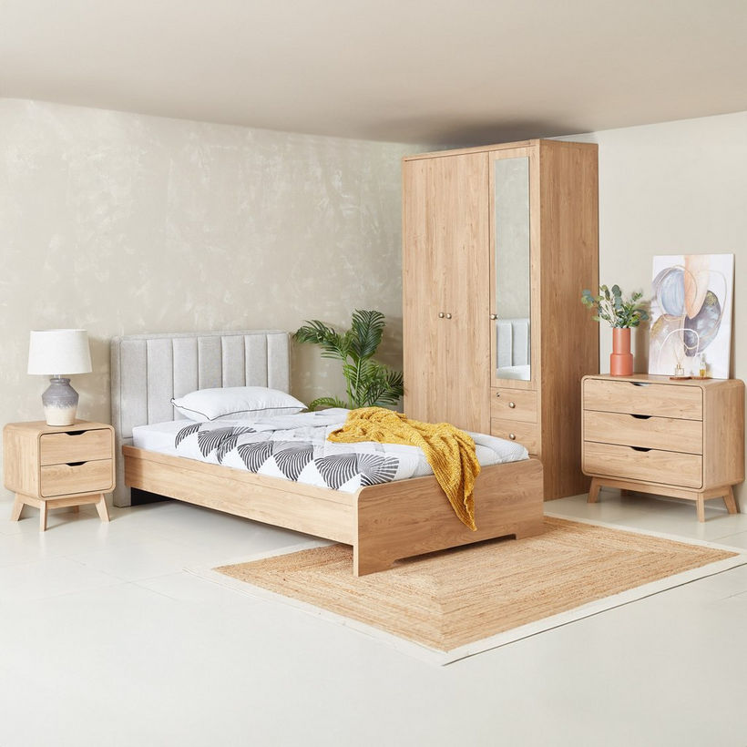 Nordica 3-Door Wardrobe with Mirror and 3 Drawers - Image 14