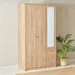 Nordica 3-Door Wardrobe with Mirror and 3 Drawers - Image 16