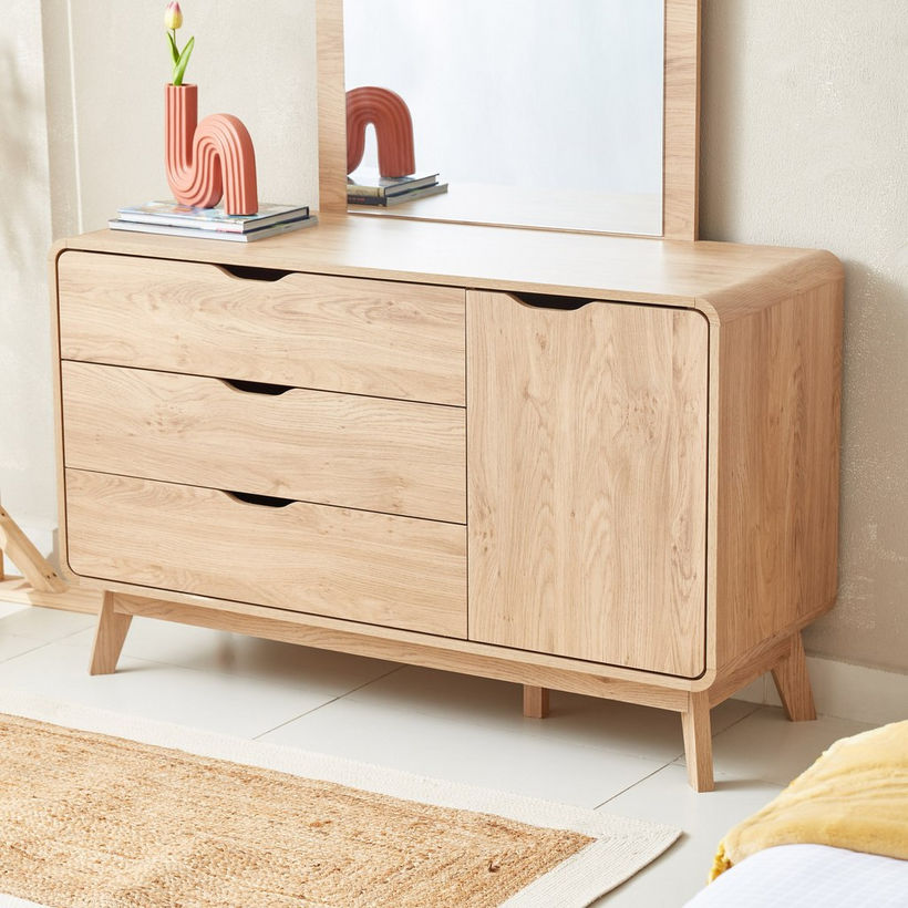 Nordica 3-Drawer 1-Door Master Dresser without Mirror - Image 3