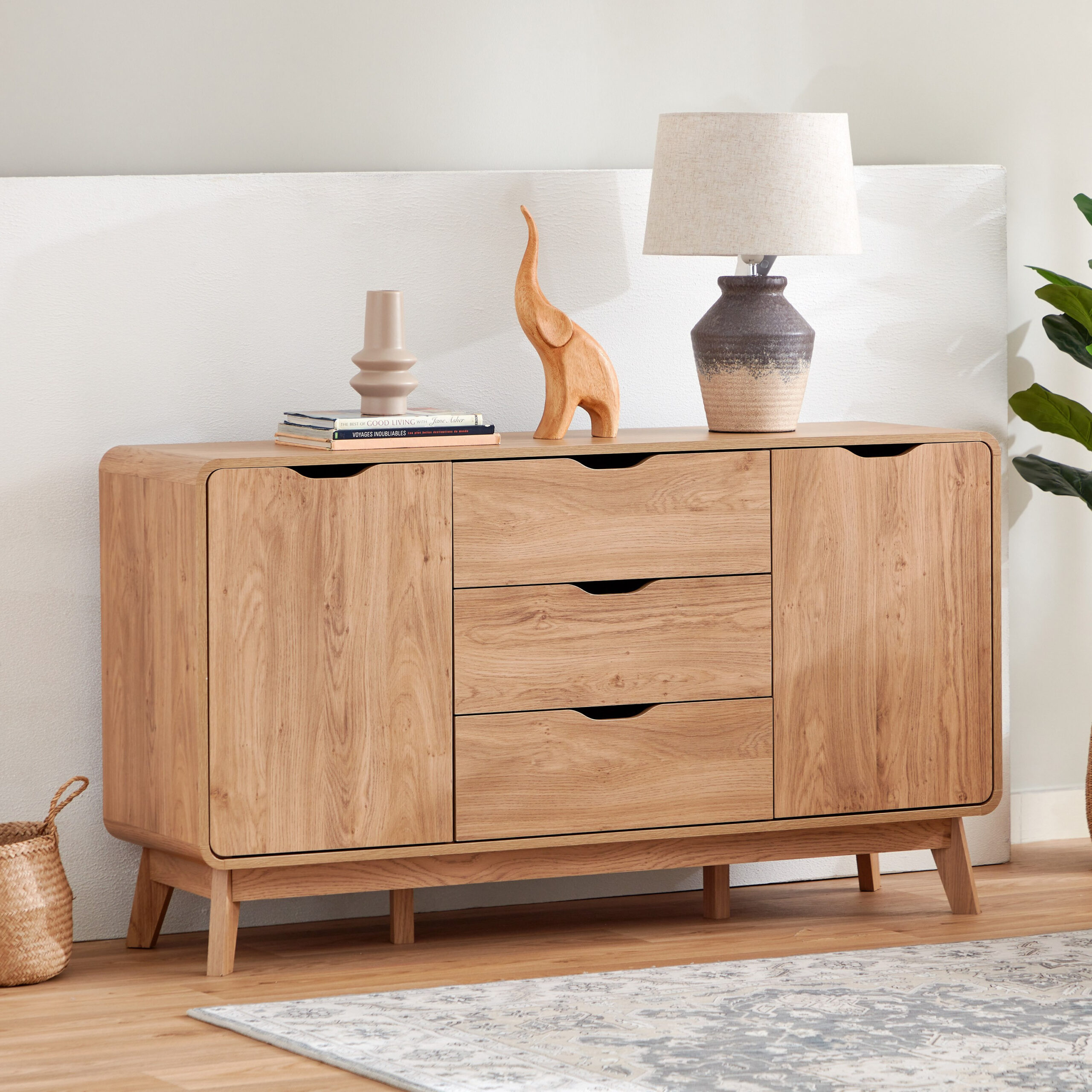 Nordic Spring 2-Door 3-Drawer Sideboard