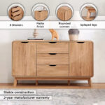 Nordic Spring 2-Door 3-Drawer Sideboard