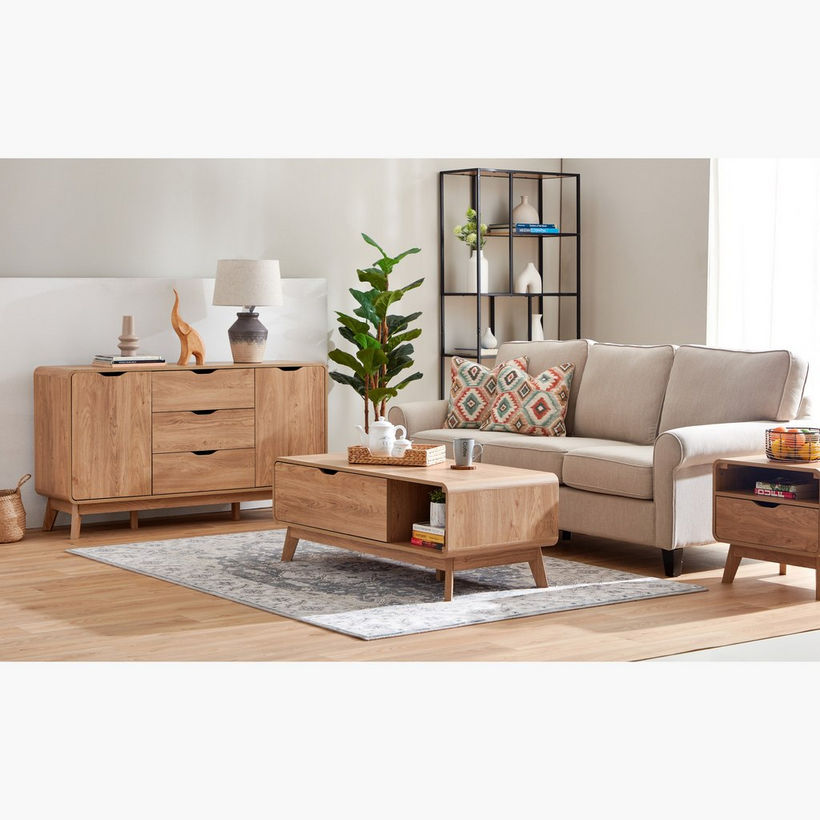 Nordic Spring 2-Door 3-Drawer Sideboard - Image 11