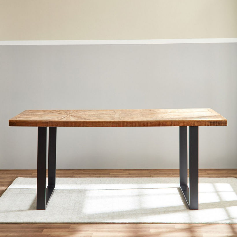 Cavon Florya 6-Seater Solid Wood Dining Table - Image 3