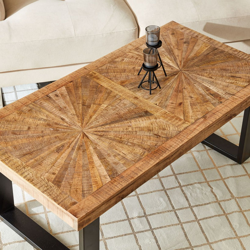 Cavon Florya Solid Wood Coffee Table - Image 4