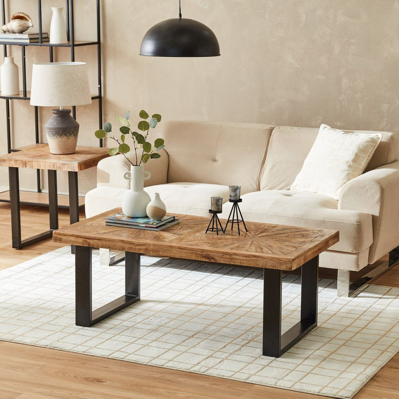 Cavon Florya Solid Wood End Table - Image 7