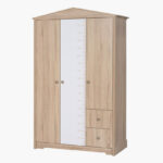 My House 3-Door Wardrobe with 2 Drawers