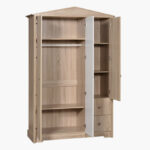 My House 3-Door Wardrobe with 2 Drawers