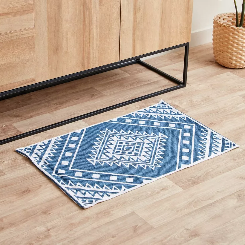 Nomadic Jezebel Printed Cotton Dhurrie - 50x80 cm - Image 3