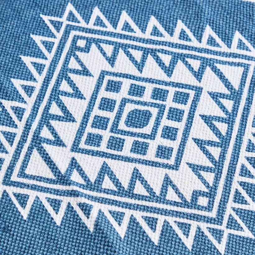 Nomadic Jezebel Printed Cotton Dhurrie - 50x80 cm - Image 5