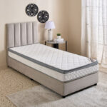 SleepNest iMedico Eurotop Medium Firm Rebonded Foam Single Mattress - 90x200x24 cm