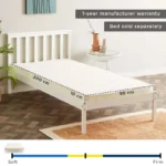 SleepEase iCozy Tri Fold Foldable Travel Foam Single Mattress - 90x200x10cm