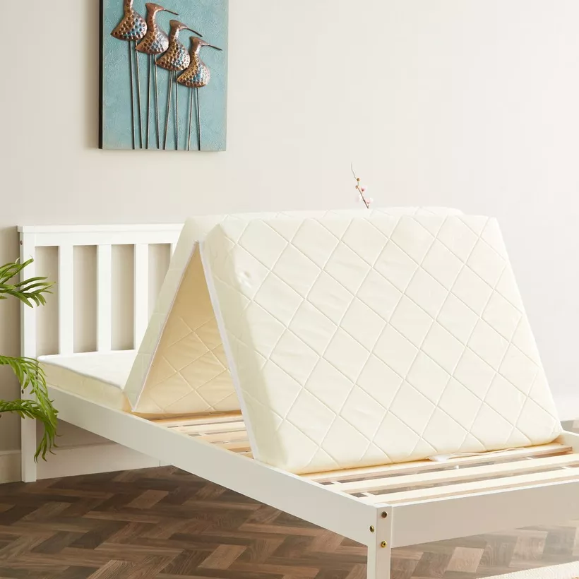 SleepEase iCozy Tri Fold Foldable Travel Foam Single Mattress - 90x200x10cm - Image 5