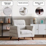 Mykonos 1-Seater Fabric Sofa