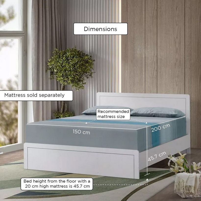 Oasis Queen Bed - 150x200 cm - Image 11