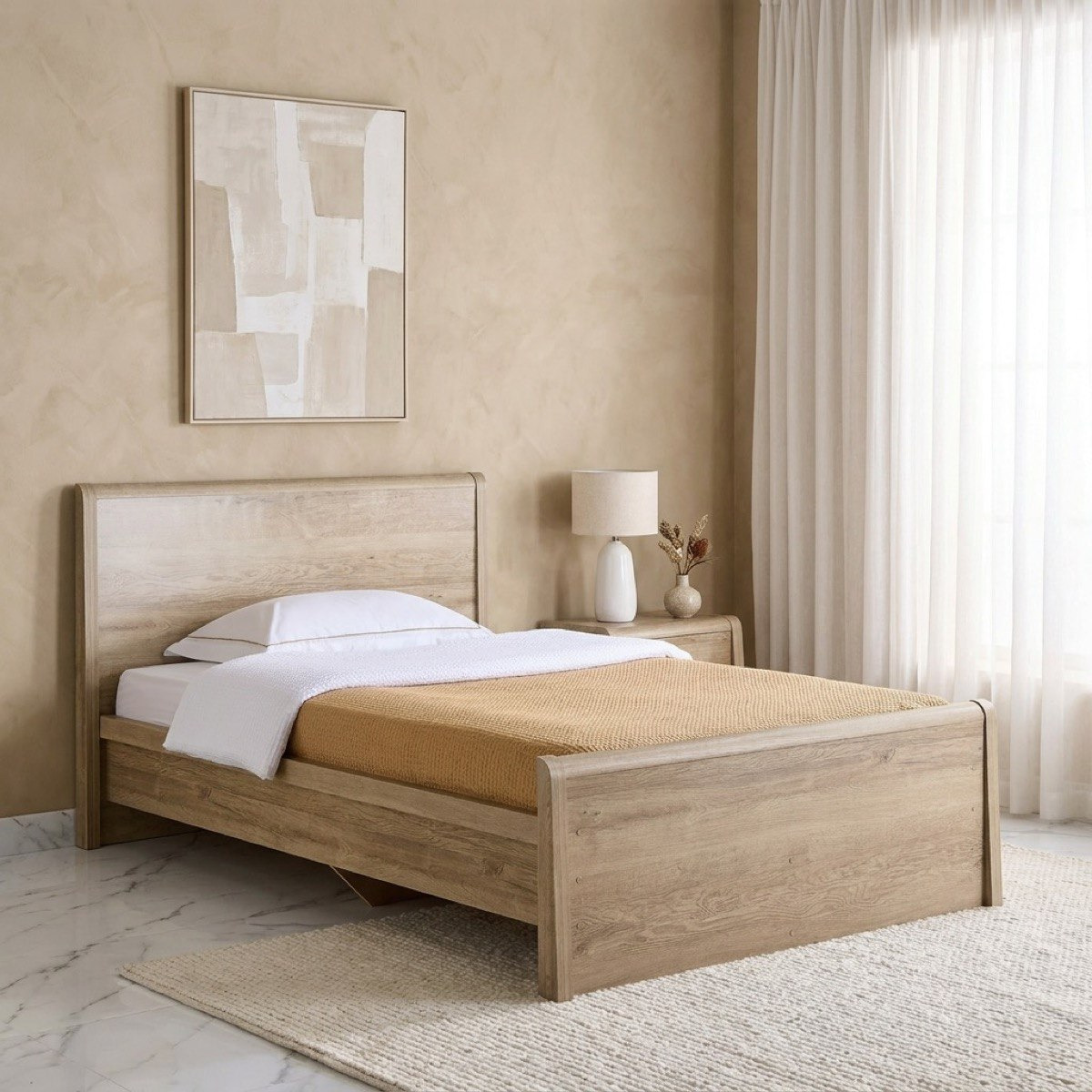 Curvy Plus Twin Bed - 120x200 cm