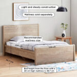 Curvy Plus Twin Bed - 120x200 cm
