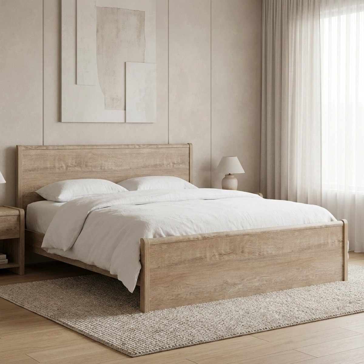 Curvy Plus Queen Bed - 150x200 cm