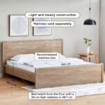 Curvy Plus Queen Bed - 150x200 cm