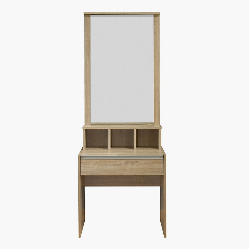 Movo Oasis Cambridge 1-Drawer Dresser with Mirror and Stool - Image 3
