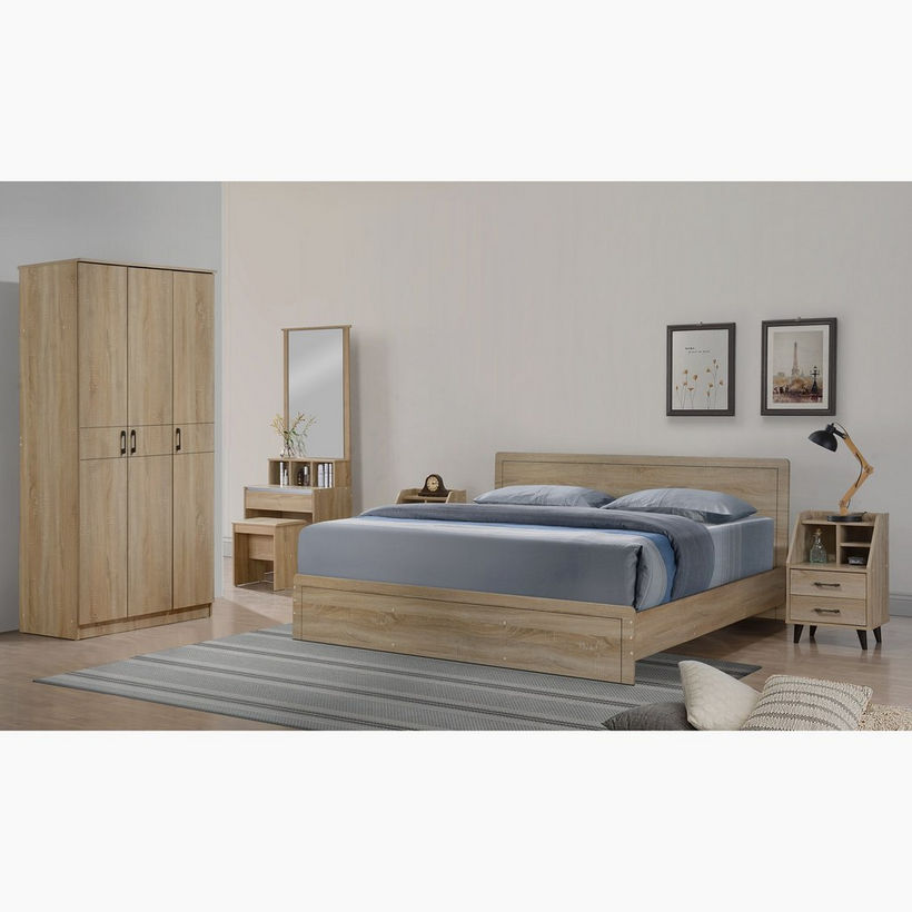 Movo Oasis Cambridge 1-Drawer Dresser with Mirror and Stool - Image 7
