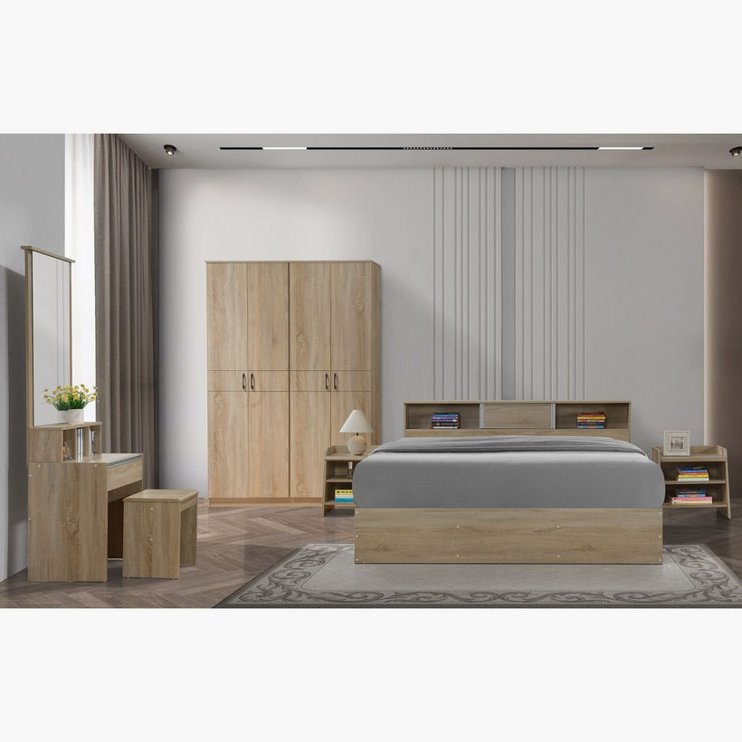 Movo Oasis Cambridge 1-Drawer Dresser with Mirror and Stool - Image 8