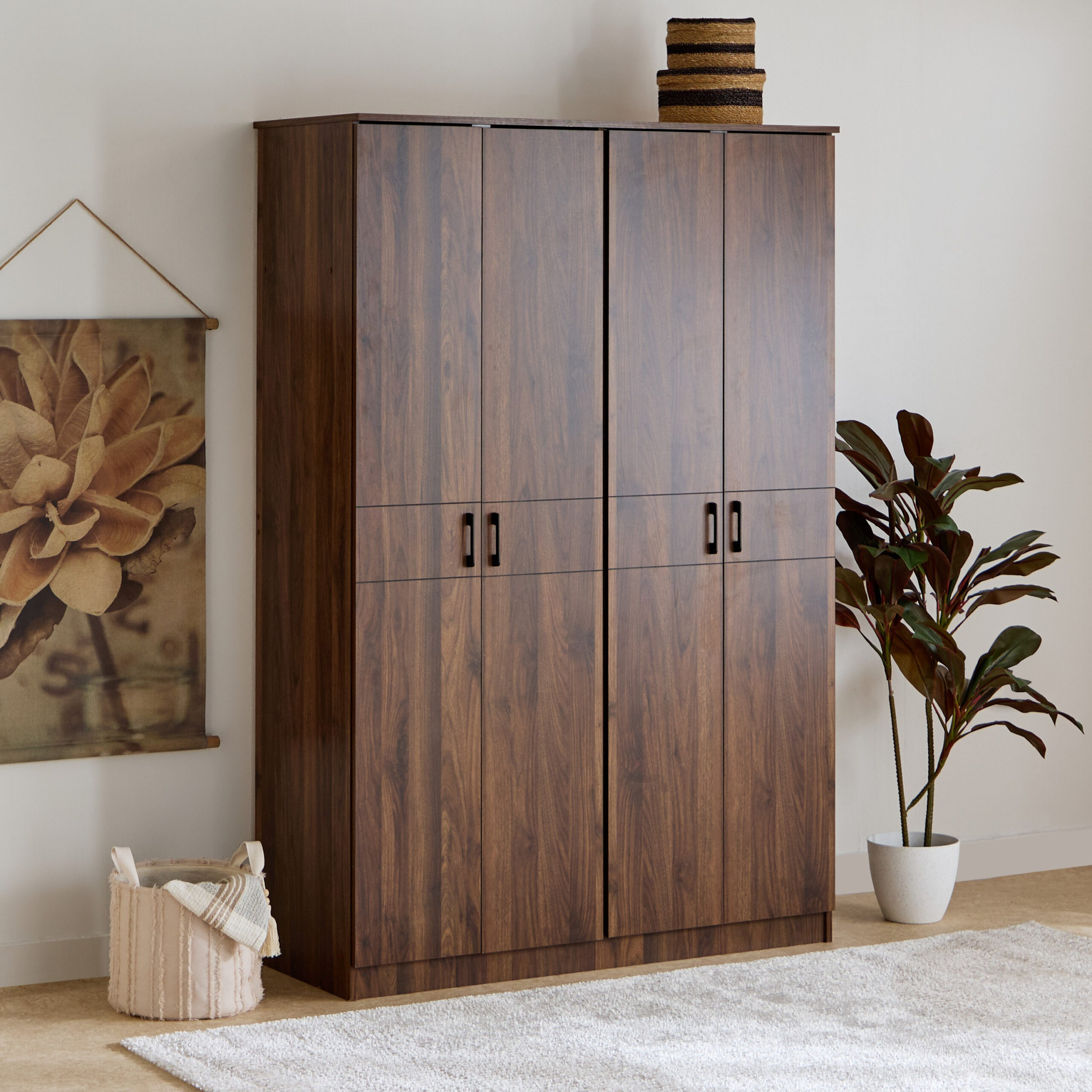 Movo Oasis 4-Door Wardrobe