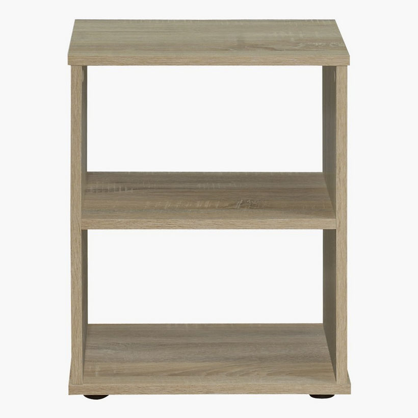 Movo Oasis Olive Nightstand with Open Shelves - Image 3
