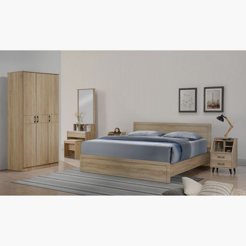 Movo Oasis 2-Drawer Nightstand with Open Shelf Storage - Image 5