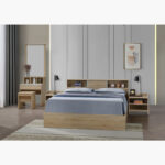 Movo Oasis Cambridge Nightstand with Open Shelves
