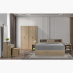 Movo Oasis Cambridge Nightstand with Open Shelves