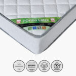 SleepNest iOrtho Latex Firm Extra Firm Rebonded Foam Queen Mattress - 140x200x22 cm