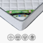 SleepNest iOrtho Latex Firm Extra Firm Rebonded Foam Super King Mattress - 200x200x22 cm