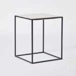 Cavon Eilin Genuine Marble Top End Table