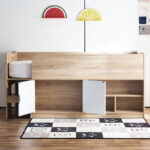 Movo Kulltorp Cabin Bed with 2 Doors and Shelves - 90x190 cm