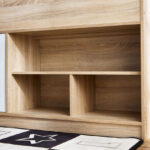 Movo Kulltorp Cabin Bed with 2 Doors and Shelves - 90x190 cm