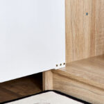 Movo Kulltorp Cabin Bed with 2 Doors and Shelves - 90x190 cm