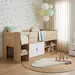 Movo Kulltorp Cabin Bed with 2 Doors and Shelves - 90x190 cm - Image 16